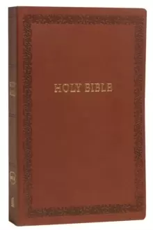 Image of NKJV, Holy Bible, Soft Touch Edition, Leathersoft, Brown, Comfort Print : Holy Bible, New King James Version
