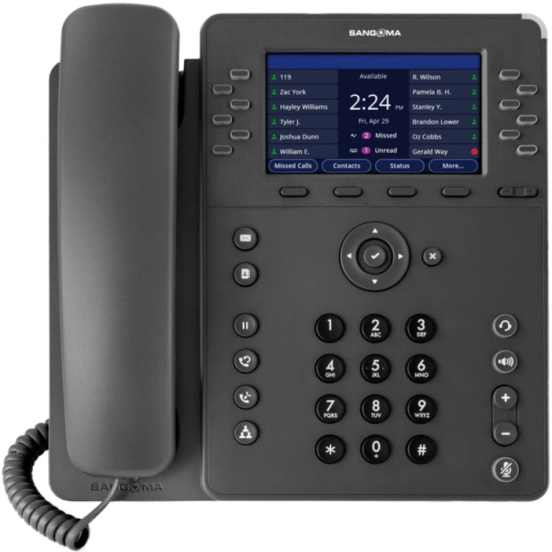 Image of SANGOMA P330. 12-Line. HD Voice. Gigabit Ethernet. 2 x USB. BT. WiFi.