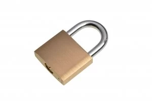 Image of Wickes Padlock - Brass 40mm