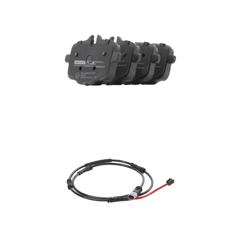 Image of RIDEX PLUS 402B2344P Brake pad set Brake Pad Set,disc brake (402)