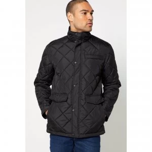 image of Regatta Locke Black Quilted Jacket