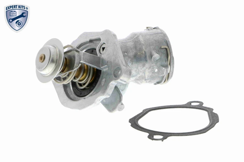 Image of VEMO V30-99-0187 Engine thermostat Q+, original equipment manufacturer quality MADE IN GERMANY, Opening Temperature: 100°C, with gasket/seal, with hou