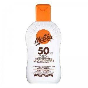 image of Malibu Sun Protection Lotion SPF50 200ml