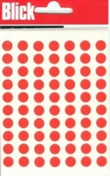 Image of Blick Red Coloured Labels in Bags Pack of 20 RS003250