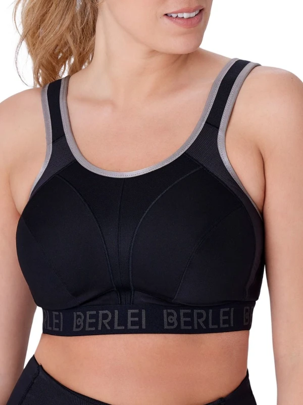 Image of Berlei Womens Extreme Impact Sports Bra - Black Size: 30G Black Female 30G