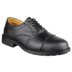 image of Amblers Safety Mens FS43 Antistatic Lace Up Oxford Safety Shoes (11 UK) (Black)