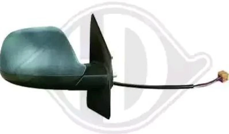 Image of DIEDERICHS 2273326 Wing mirror Right, Complete Mirror, primed Outside Mirror (50)