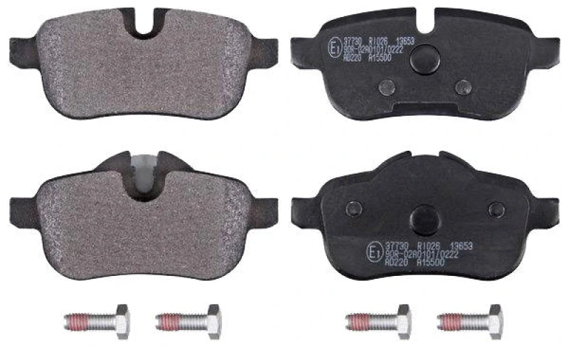 Image of A.B.S. 37730 Brake pad set prepared for wear warning indicator Brake Pad Set,disc brake (402)