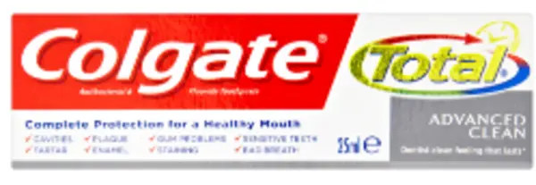 Image of Colgate Total Advanced Clean Toothpaste 25ml