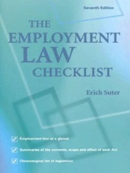 Image of The Employment Law Checklist by Erich Suter and Institute of Personnel and Development Book