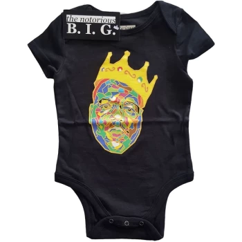 Image of Biggie Smalls - Crown Kids 0-3 Months Babywear - Black