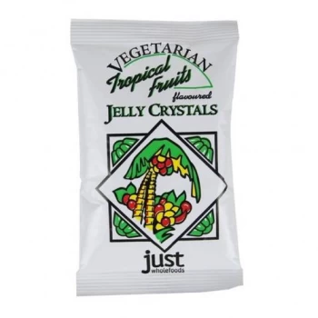 Image of Just Wholefoods Real Fruit Flavoured Tropical Fruits Jelly Crystal 85g (Case of 12 )