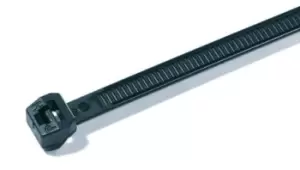 image of HellermannTyton Black Cable Tie Nylon Releasable, 245mm x 4.6 mm