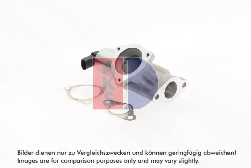 Image of AKS DASIS 565015N EGR valve Control Unit/Software must be trained/updated, Electric, with gaskets/seals EGR Valve (1145)