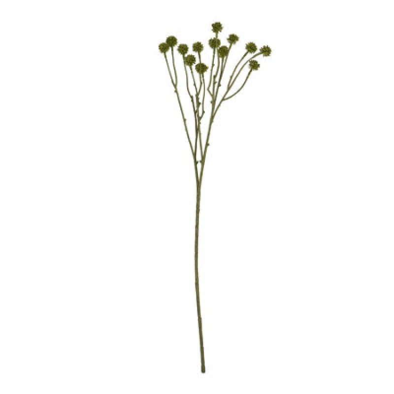 Image of Hill Interiors Craspedia Artificial Plant Green (One Size)