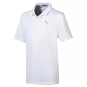 image of Puma Essential Polo Shirt Juniors - White