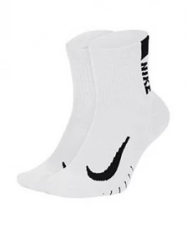 Image of Nike Multiplier Running Socks - White