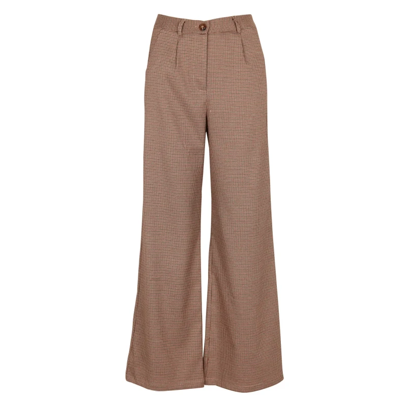 Image of La Petite Etoile Womens Trousers La Petite Etoile Potria Marron Female M