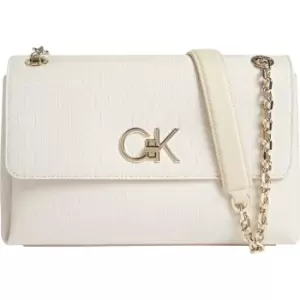 Calvin Klein Re-Lock Ew Conv Xbody Jacquard - White