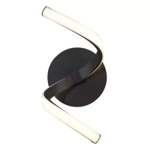Image of Nur Wall Lamp 10W LED 2800K, 850lm, Frosted Acrylic, Brown Oxide