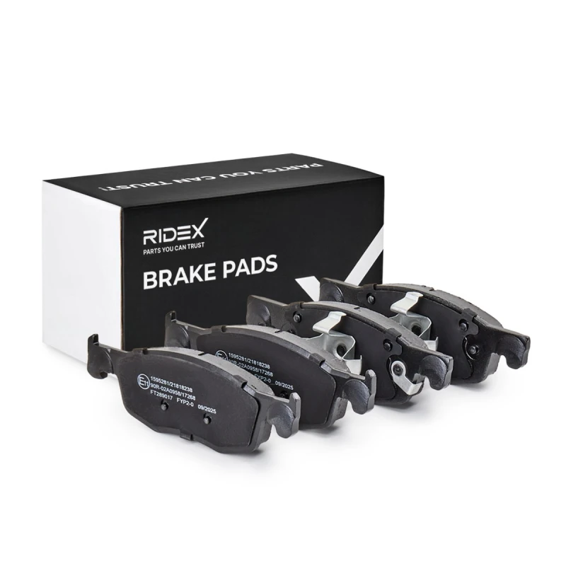 Image of RIDEX Brake pad set RIDEX 402B2106
