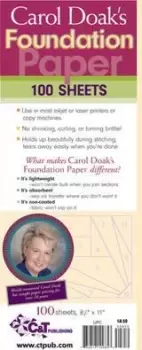 Image of Carol Doak's Foundation Paper by Carol Doak