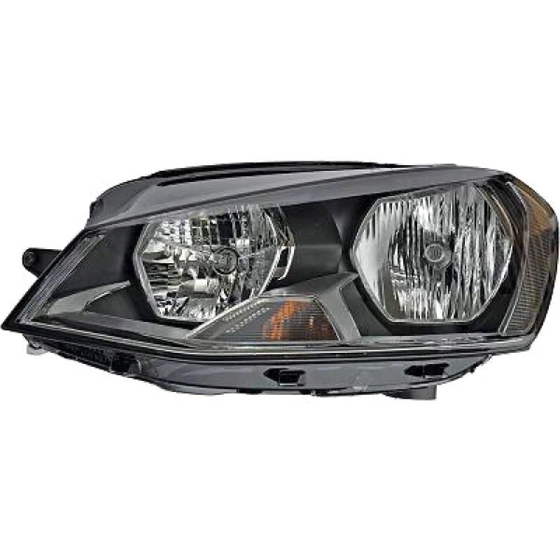 Image of DIEDERICHS 2216081 Headlights H7/H7, Left, with motor for headlamp levelling Headlight (259)