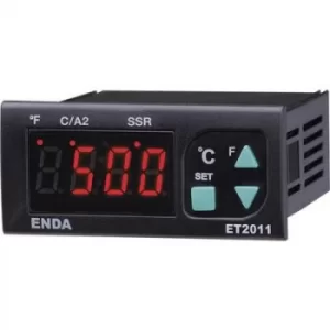 image of Enda ET2011-RT-230 PID Temperature controller Pt100 -100 up to +600 °C 8 A relay, SSR (L x W x H) 71 x 77 x 35 mm