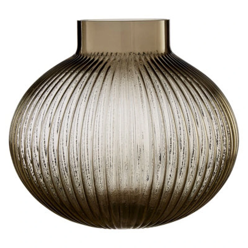 Image of Premier Housewares Nullah Large Glass Vase Brown