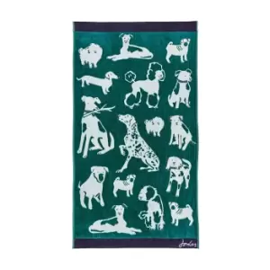 Image of Joules Dogs of Welland Hand Towel, Green