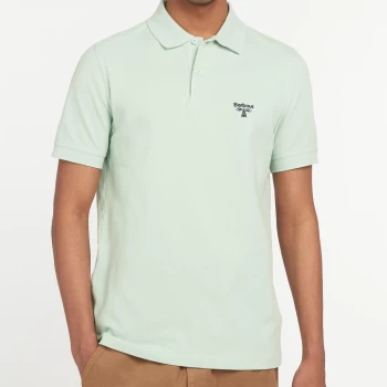 image of Barbour Beacon Mens Polo Shirt - Dusty Mint - L