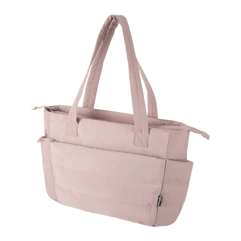Image of Floso Womens Plain Puffer 18L Tote Bag in Dusty Pink Dusty Pink Female One Size