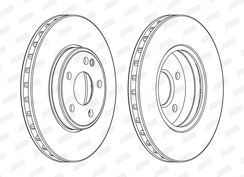 Image of Brake disc JURID 563114JC