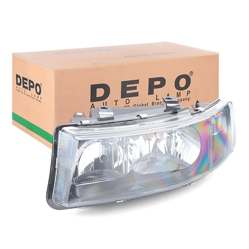 Image of JOHNS 67 22 09 Headlights Left, without motor for headlamp levelling Headlight (259)