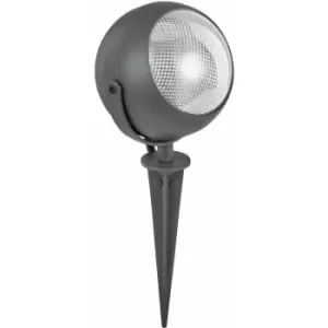 image of ZENITH Anthracite Floor Lamp 1 Aluminum Bulb