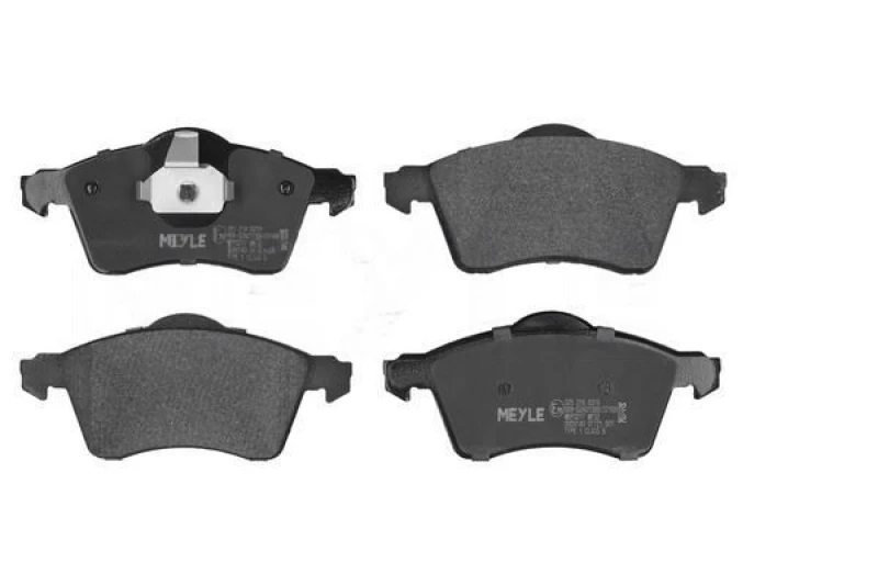 Image of MEYLE 025 218 8319 Brake pad set Front Axle, excl. wear warning contact, Original Quality, with anti-squeak plate Brake Pad Set,disc brake (402)
