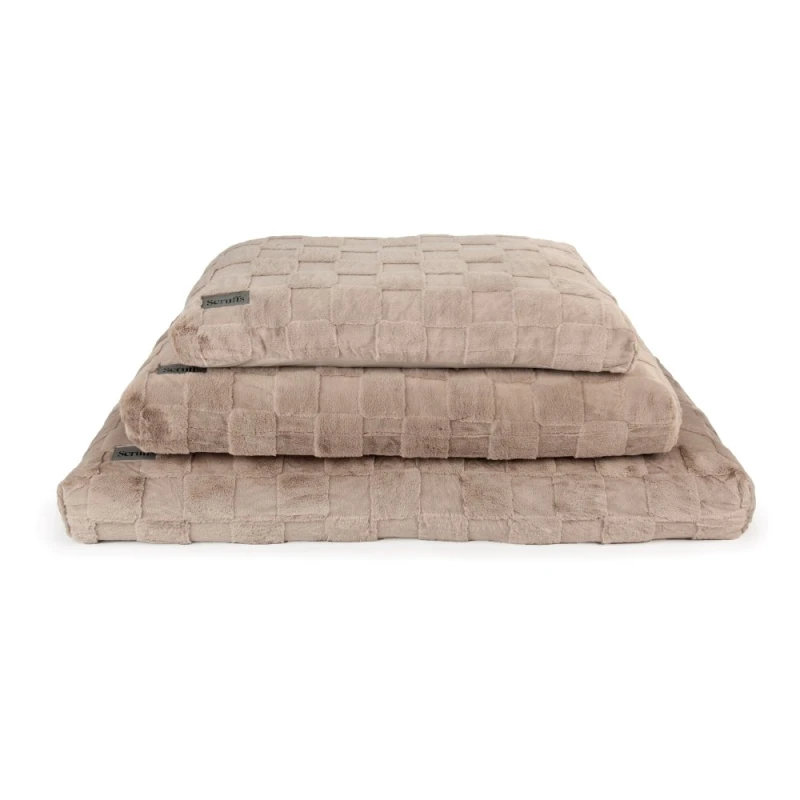 Image of Scruffs Oxford Dog Bed Mattress Xtra Large Camel BED/RCD/829962