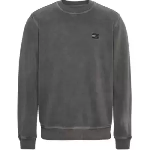 Image of Tommy Jeans Tjm Reg Tonal Badge Cneck - Black