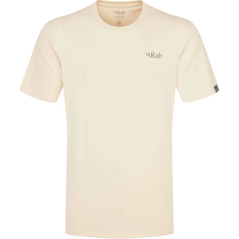 Image of T-Shirt Rab Stance Peak Jaune Male L