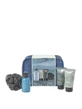 image of The Kind Edit Co Skin Expert Travellers Bag - 100ml Body Wash, 50ml Face Scrub, 50ml Body Lotion