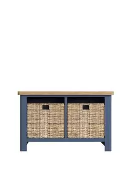 Image of K-Interiors Fontana Hall Bench - Blue
