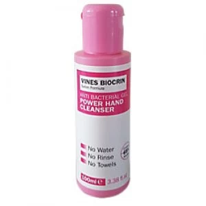 Image of VINES BIOCRIN Anti Bacterial Hand Sanitiser Gel Transparent 100ml
