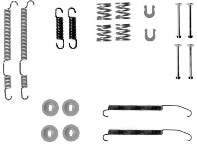 Image of Brake shoe fitting kit TEXTAR 97048900