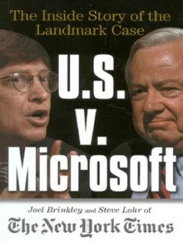 Image of U.S. V. Microsoft by Joel Brinkley and Steve Lohr Hardback