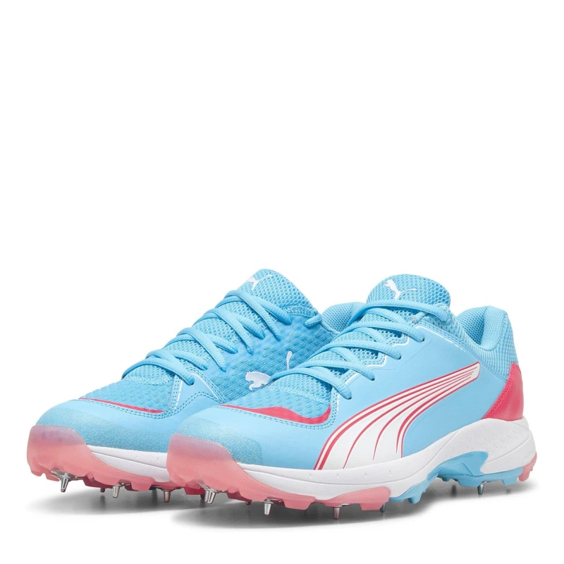 Image of Puma Puma Spike 24.1 Cricket Spikes Mens Luminous Blu male 8 (42)
