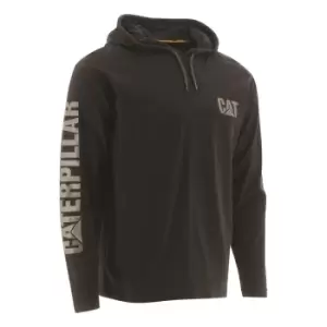 Image of CAT Mens Hooded Breathable Long Sleeve T Shirt Hoodie 3XL - Chest 56-58' (142 - 147cm)