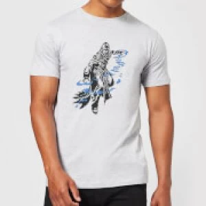 image of Magic The Gathering Jace Character Art T-Shirt - Grey - 3XL