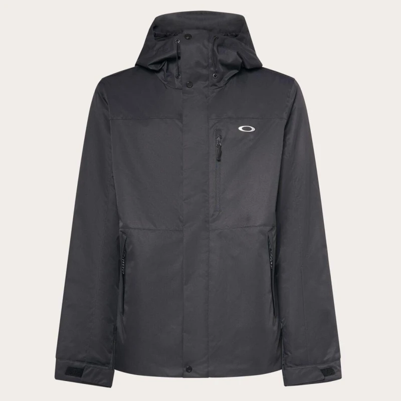 Image of Oakley Mens Westview Technical Streamlined Fit Ski Jacket Black male Large