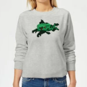 Image of Nintendo Donkey Kong Silhouette Womens Sweatshirt - Grey - XL