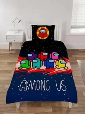 image of Among Us Space Duvet Set Double, Multi, Size Single